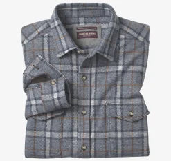 Brushed Button-Front Knit