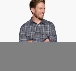 Brushed Button-Front Knit