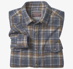 Brushed Button-Front Knit