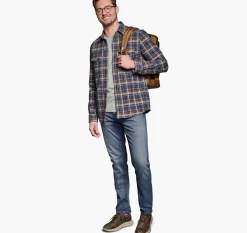 Brushed Button-Front Knit