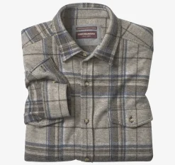 Brushed Button-Front Knit