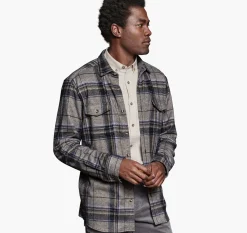 Brushed Button-Front Knit