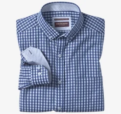 Button-Collar Premium Cotton Shirt