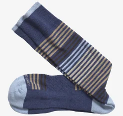 First In Comfort Heather Stripe Socks