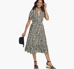 Geo Print Dress