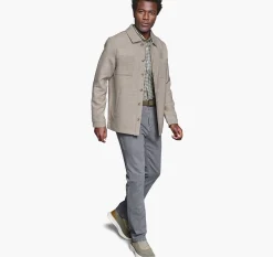 Heathered Shirt Jacket