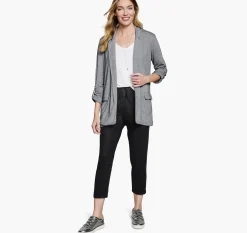 M&eacute;lange Knit Blazer