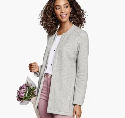 Open-Front Knit Cardigan