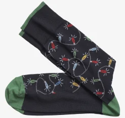 Pima Cotton Holiday-Themed Socks