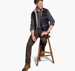 Plaid Sherpa-Lined Vest