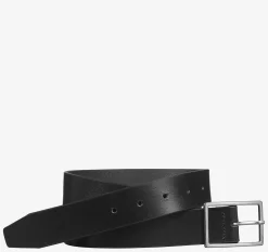 Polished-Nickel Buckle Belt