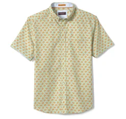 Printed Cotton Short-Sleeve Shirt