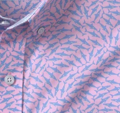 Printed Cotton Short-Sleeve Shirt