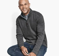 Reversible Solid Quarter-Zip