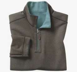 Reversible Solid Quarter-Zip
