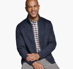 Ribbed Full Zip Sweater