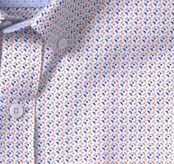 Textured Cotton Short-Sleeve Shirt