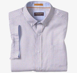 Textured Cotton Short-Sleeve Shirt