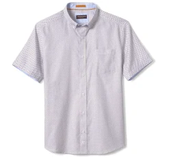 Textured Cotton Short-Sleeve Shirt
