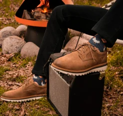 Upton Lug Plain Toe Boot