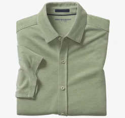 Vintage Birdseye Button-Front Shirt