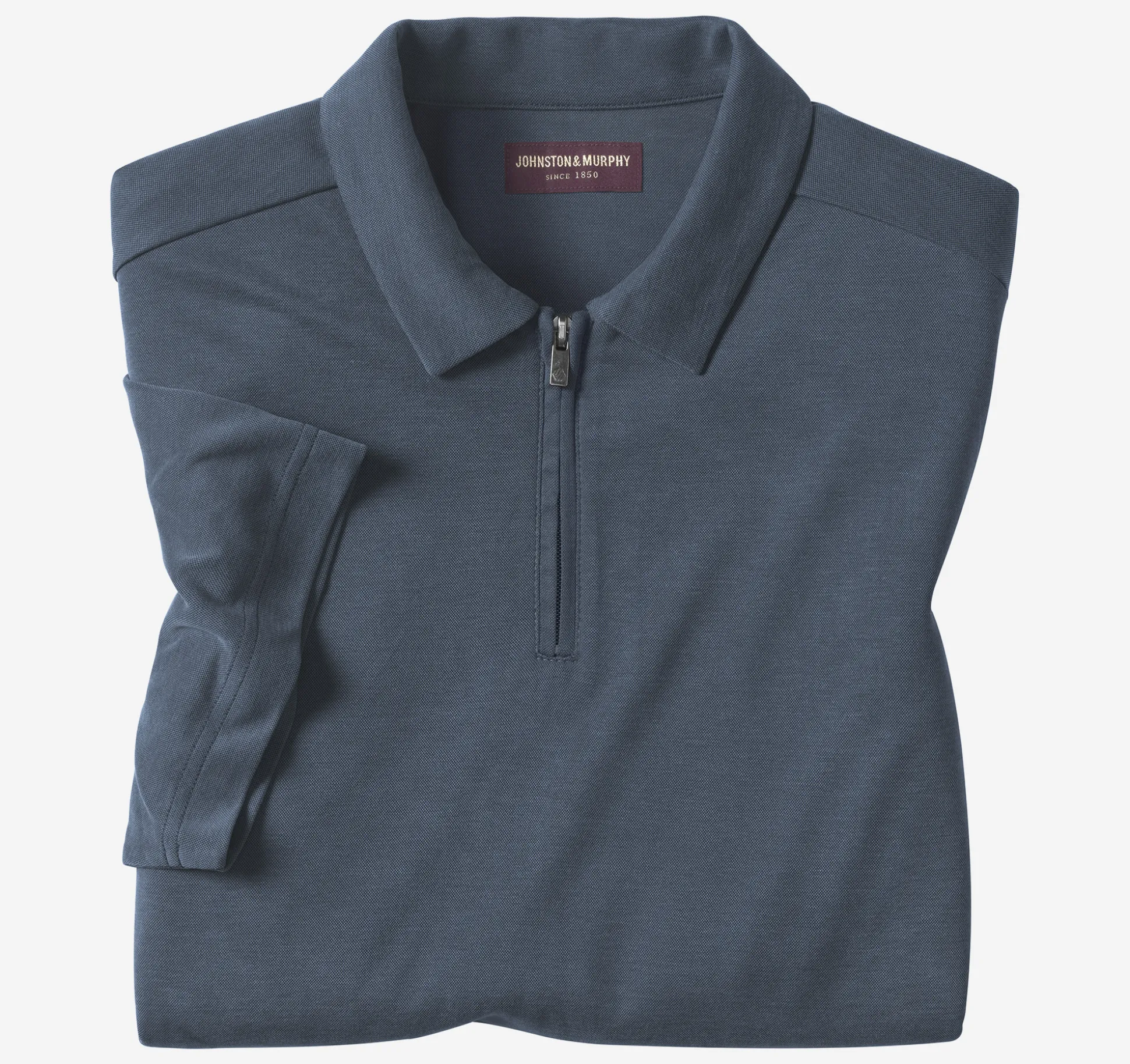 Vintage Birdseye Zip Polo