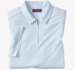 Vintage Birdseye Zip Polo