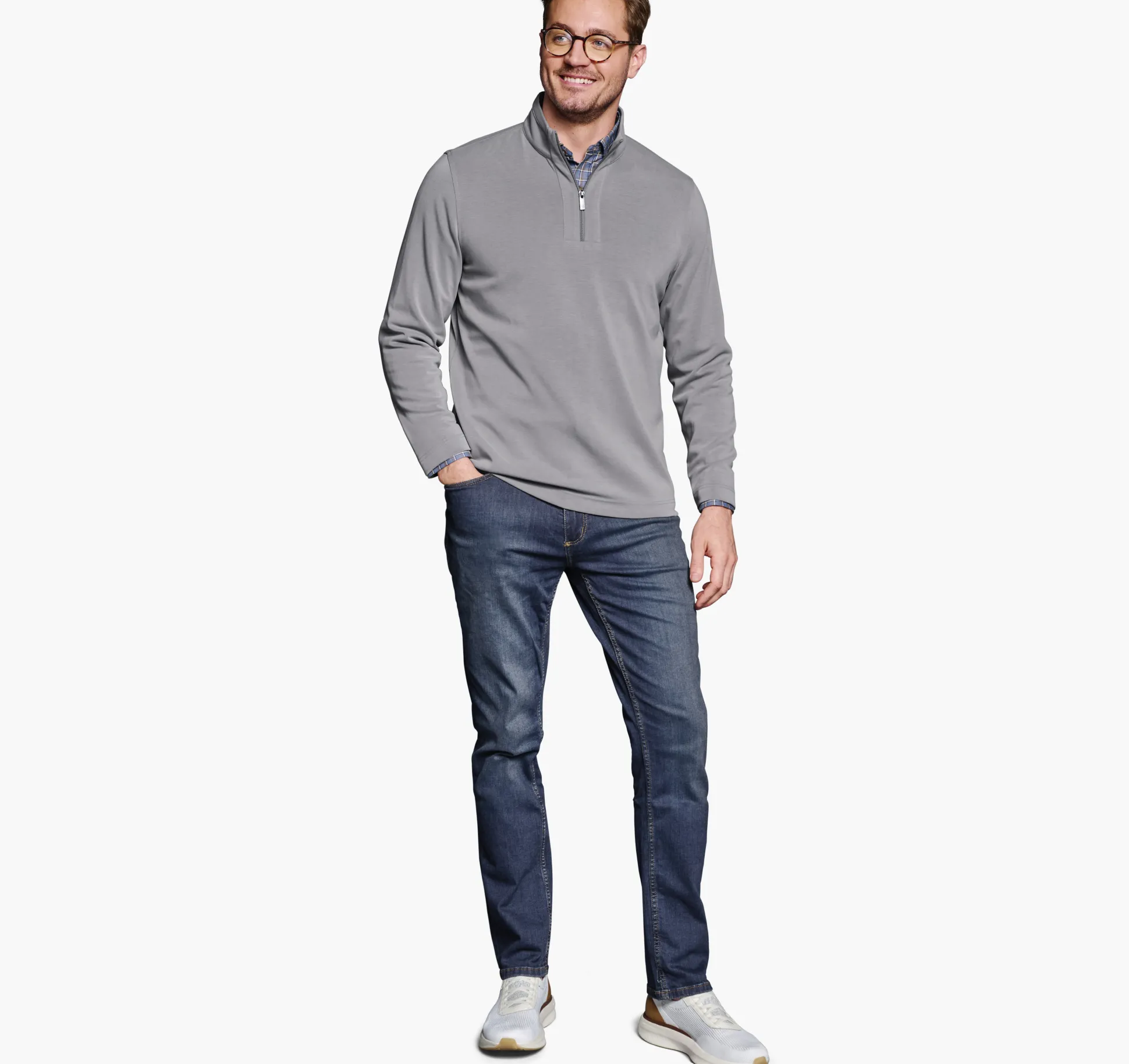 Vintage Washed Quarter-Zip