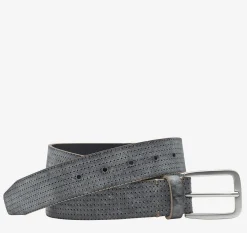 Washed Basketweave Embossed Belt
