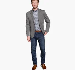 Washed Cotton Blazer