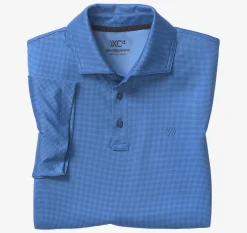 XC4&reg; Performance Gingham Polo + Cool Degree